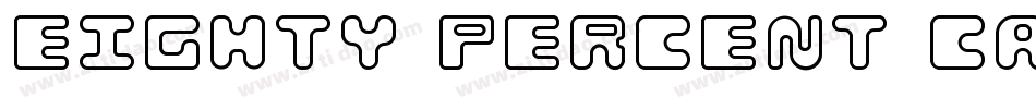 eighty Percent Caps Outline字体转换